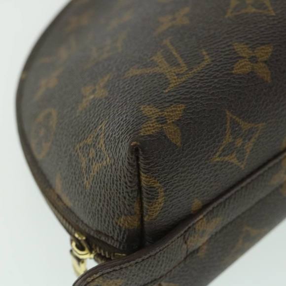 LOUIS VUITTON Monogram Trousse Demi Ronde Cosmetic Pouch M47520 LV Auth yk8915 - Picture 16 of 16